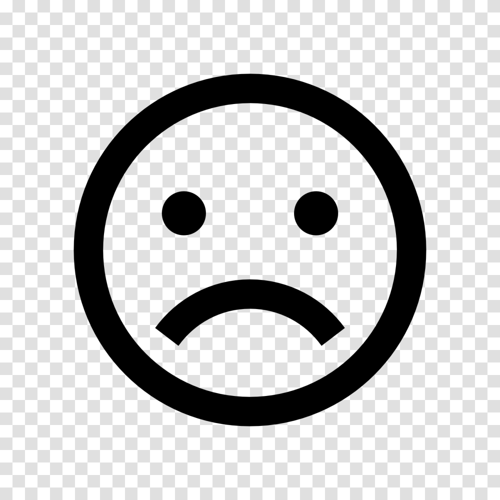 Sad Face Image, Logo, Trademark, Stencil Transparent Png