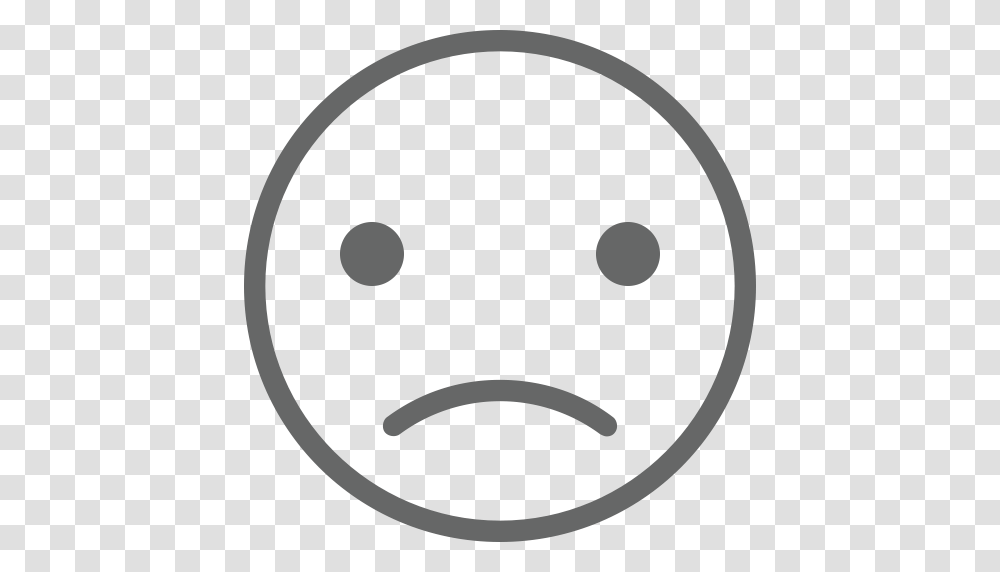 Sad Face Linear Sad Icon With And Vector Format For Free, Bowling, Sport, Sports, Ball Transparent Png