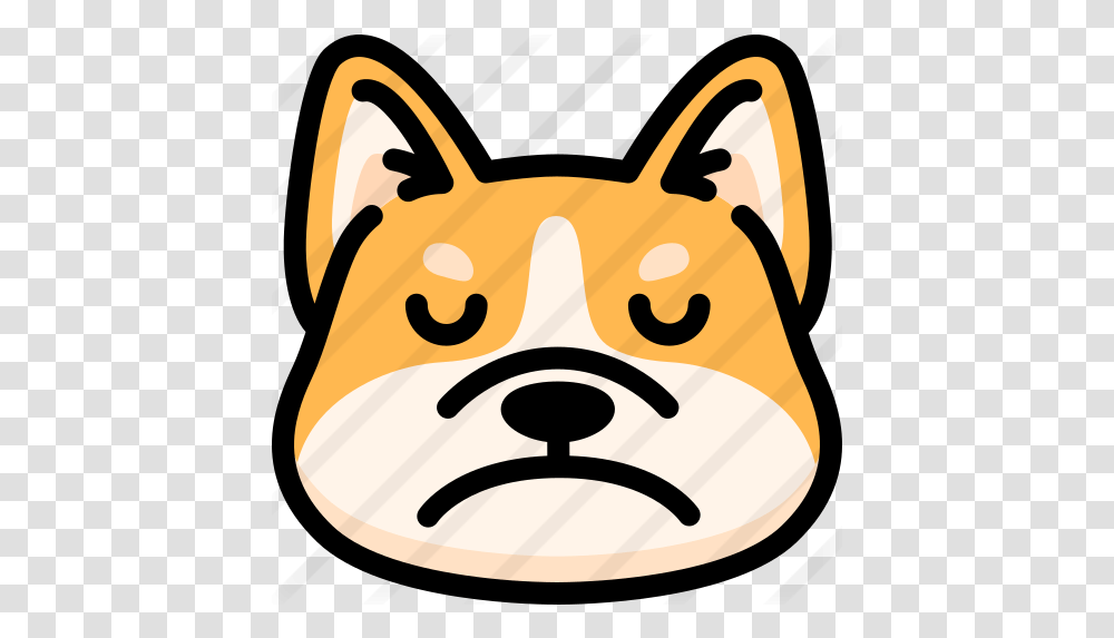 Sad Free Animals Icons Crying Dog Emoji, Label, Text, Antelope, Wildlife Transparent Png
