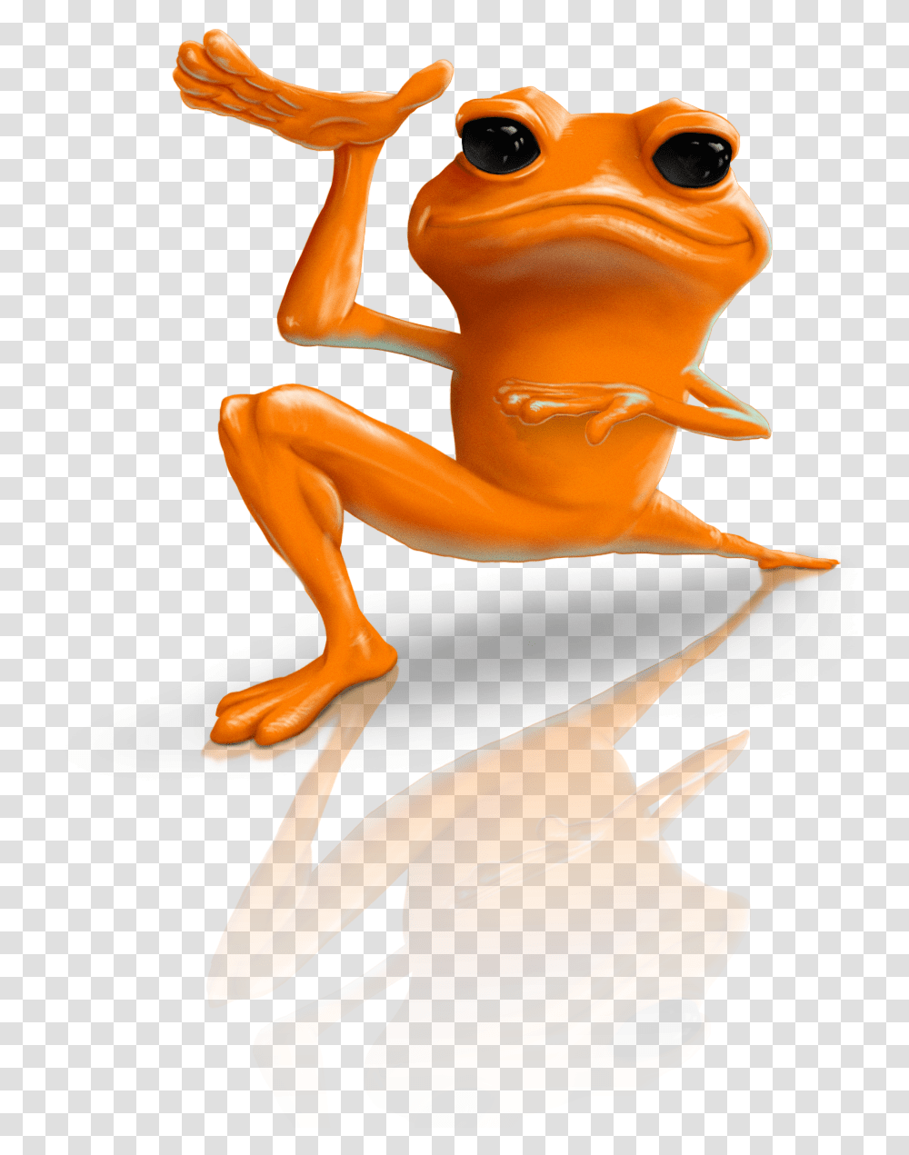 Sad Frog Orange Frog, Wildlife, Animal, Amphibian, Toy Transparent Png