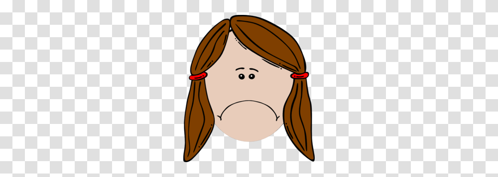 Sad Girl Cliparts, Face, Hair, Head, Drawing Transparent Png