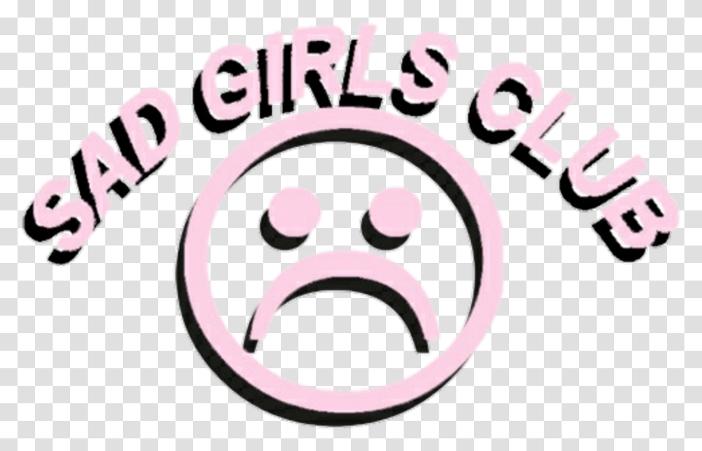 Sad Girl Logo Sad Girls Club, Number, Alphabet Transparent Png