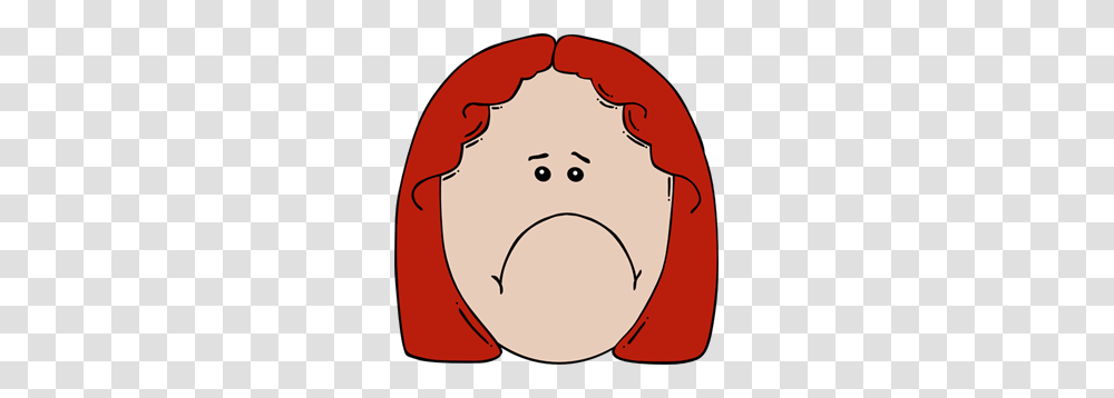 Sad Girl Red Hair Clip Arts For Web, Face, Label, Photography Transparent Png