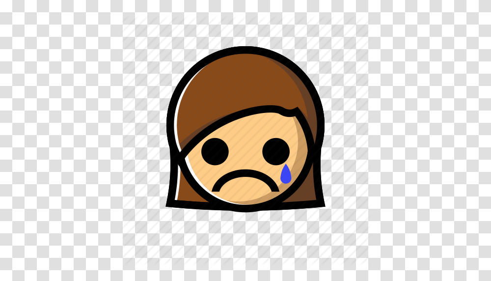 Sad Girls Crying, Label, Face, Stencil, Doodle Transparent Png