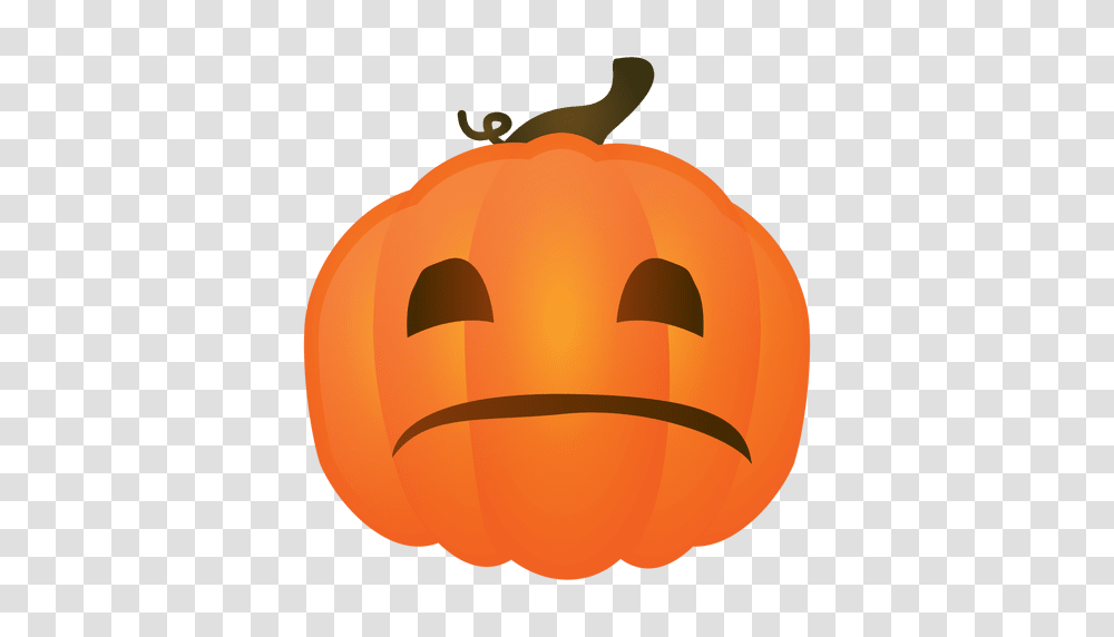 Sad Halloween Pumpkin, Vegetable, Plant, Food, Baseball Cap Transparent Png