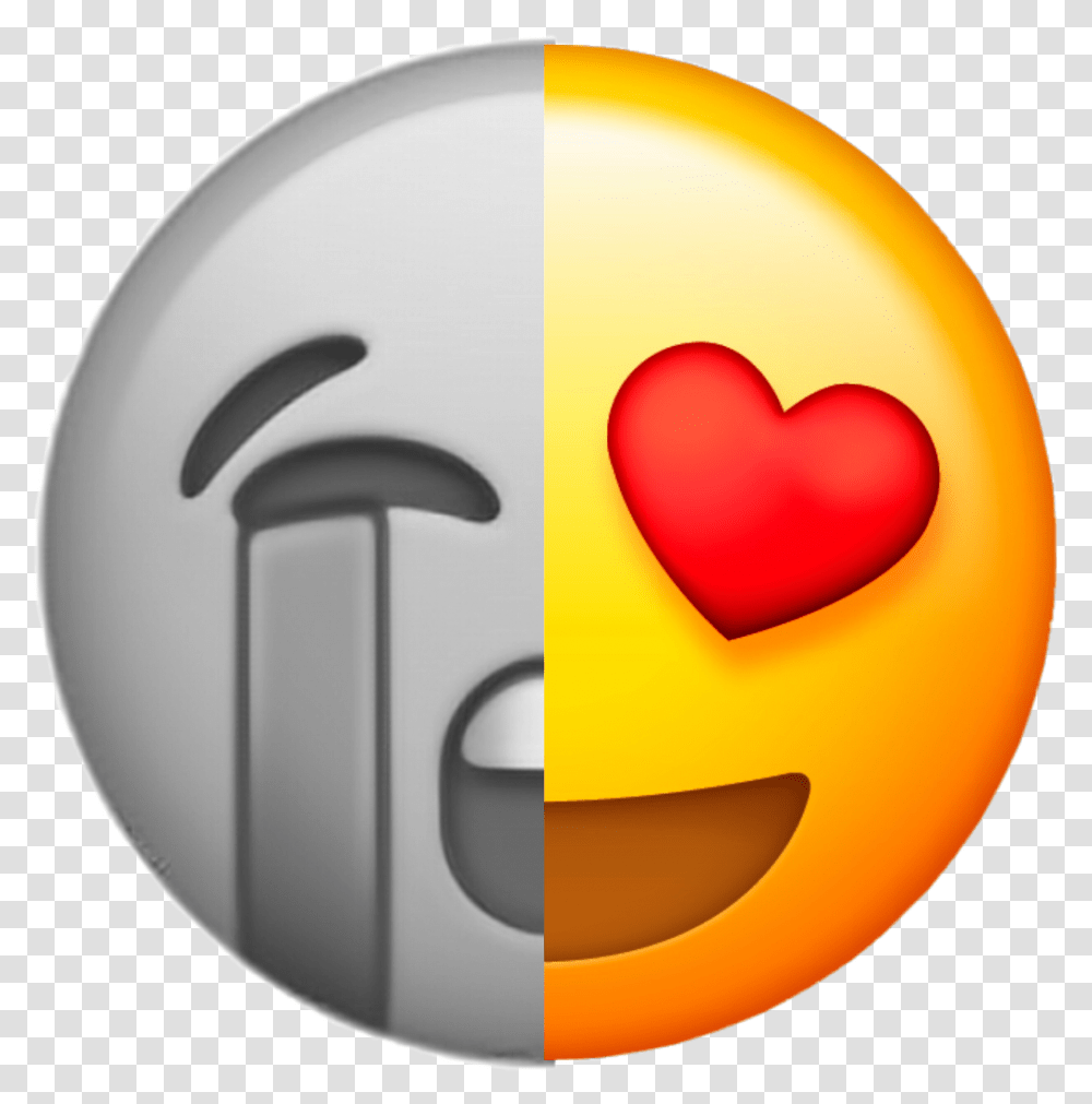 Sad Happy Love Thatslove Emoji Freetoedit Emoji Sad And Happy, Ball Transparent Png