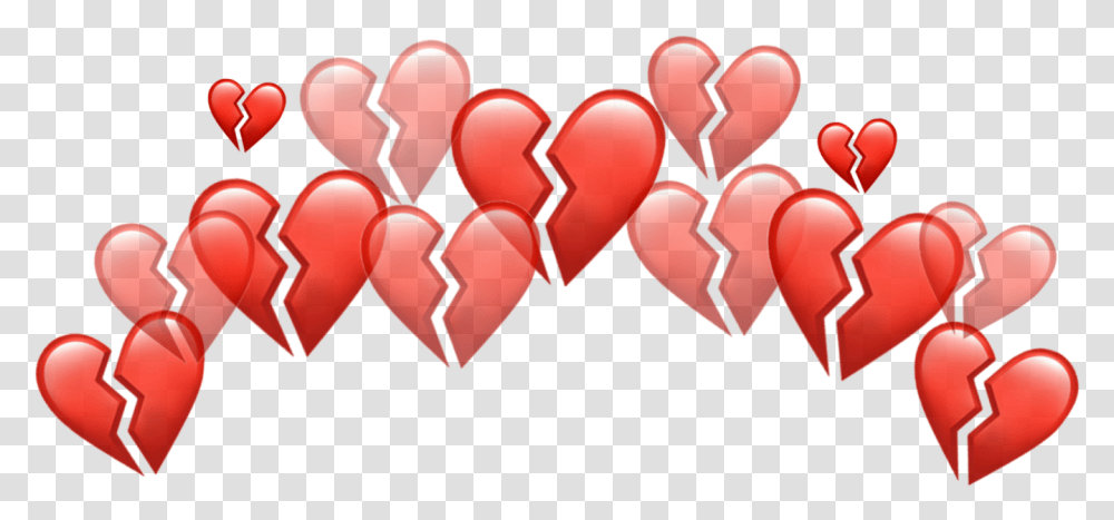 Sad Heart Heartred Redheart Crow Broken Heart Crown, Text, Ball, Balloon Transparent Png