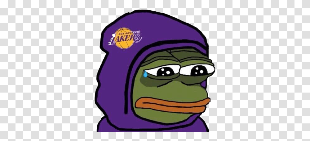 Sad Lakers Pepe Freetoedit Sad Lakers Pepe, Clothing, Apparel, Sunglasses, Accessories Transparent Png