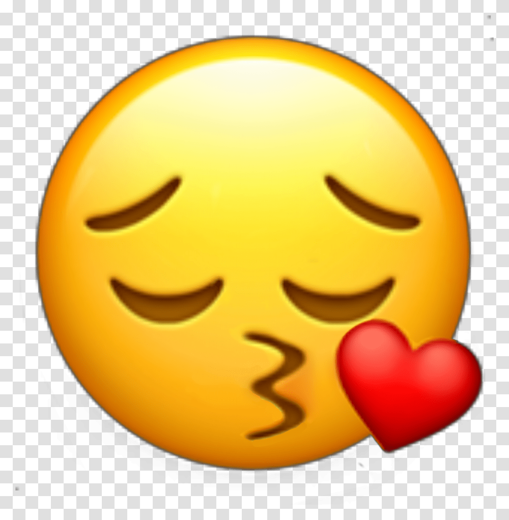 Sad Love Sadkiss Sadkissyface Kiss Kissy Smooch Mad Angry Kiss Emoji, Heart, Food, Label Transparent Png