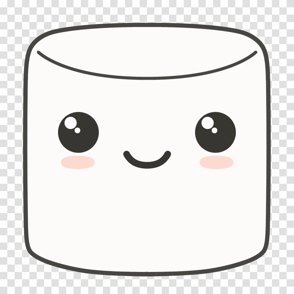 Sad Marshmallow Download Cartoon, Coffee Cup, Cylinder Transparent Png