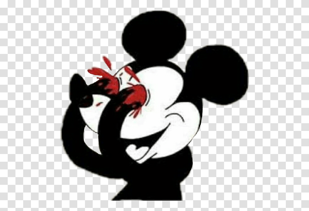 Sad Mickey Mouse Images Blood Mickey Hands In Eyes, Person, Human Transparent Png