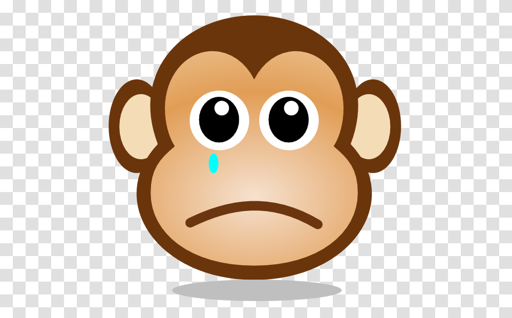 Sad Monkey Face Clip Art For Web, Food, Label, Head Transparent Png