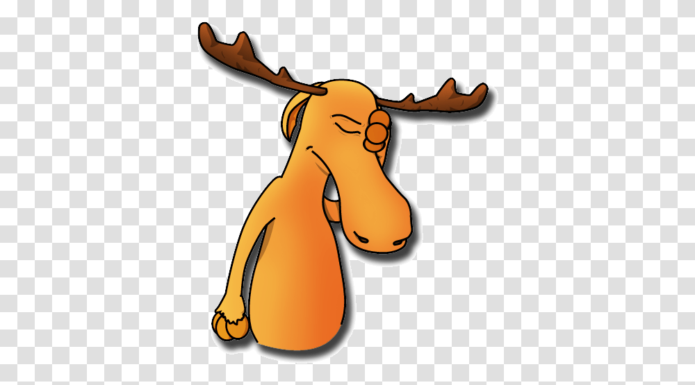 Sad Moose Cartoon Image Moose Cartoon, Animal, Mammal, Wildlife, Axe Transparent Png