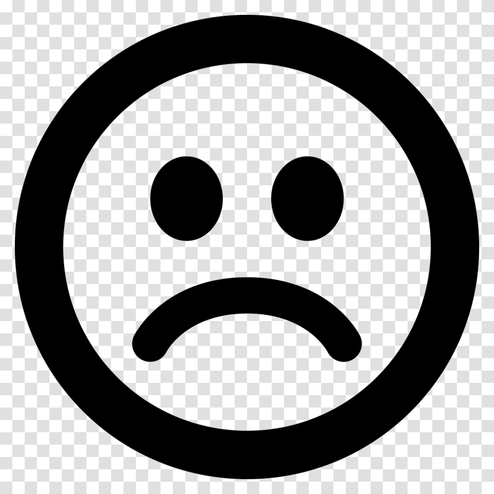 Sad Negro Signo Simbolo Carita Triste Emoticon Positive Icon, Cooktop, Indoors, Number Transparent Png