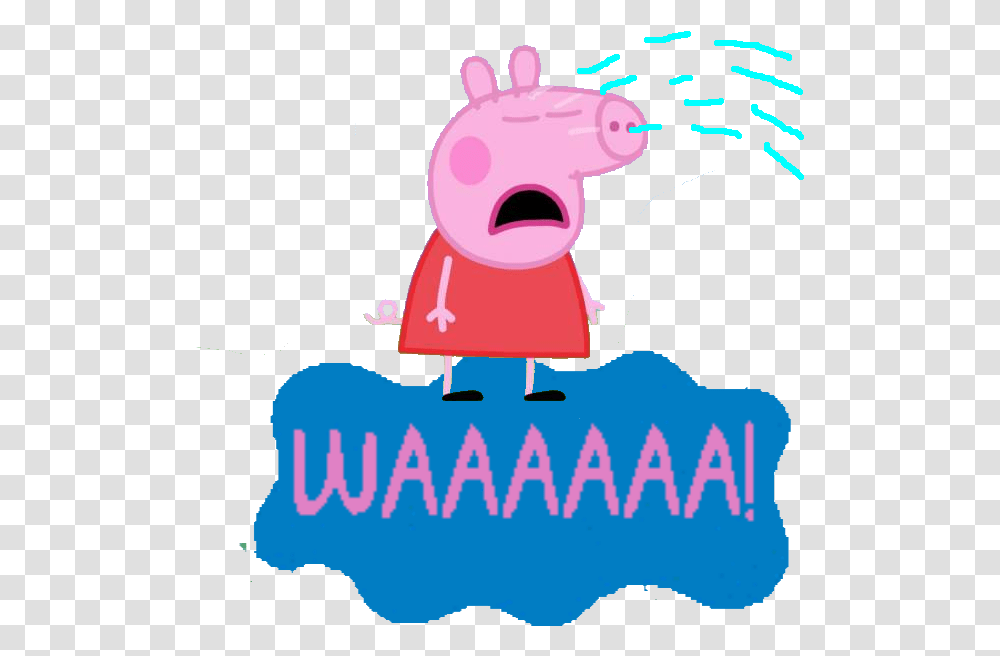 Sad Peppa Pig Clipart Download Waaaaaa Vs Peppa Pig, Outdoors, Nature, Animal Transparent Png