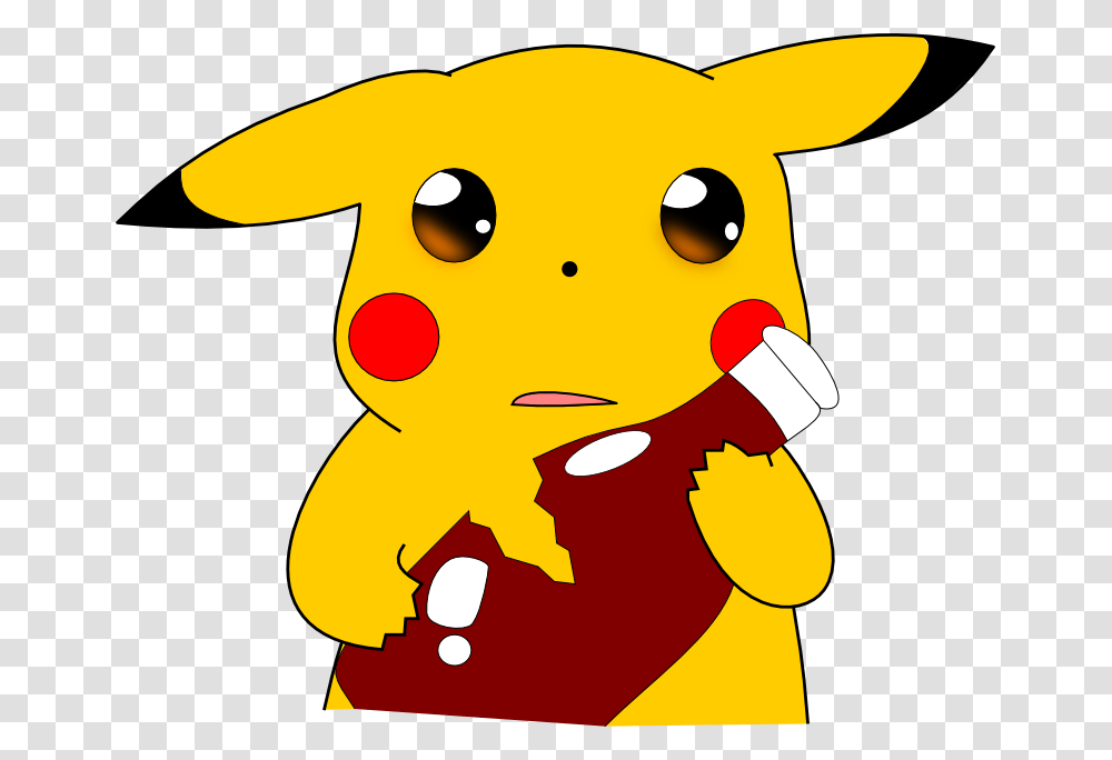 Sad Pikachu Broken Ketchup Clipart Download Pikachu With Ketchup, Food, Outdoors Transparent Png
