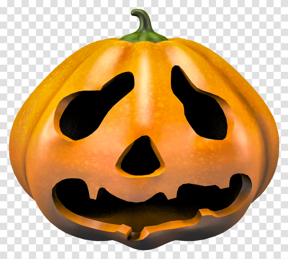 Sad Pumpkin Face Transparent Png