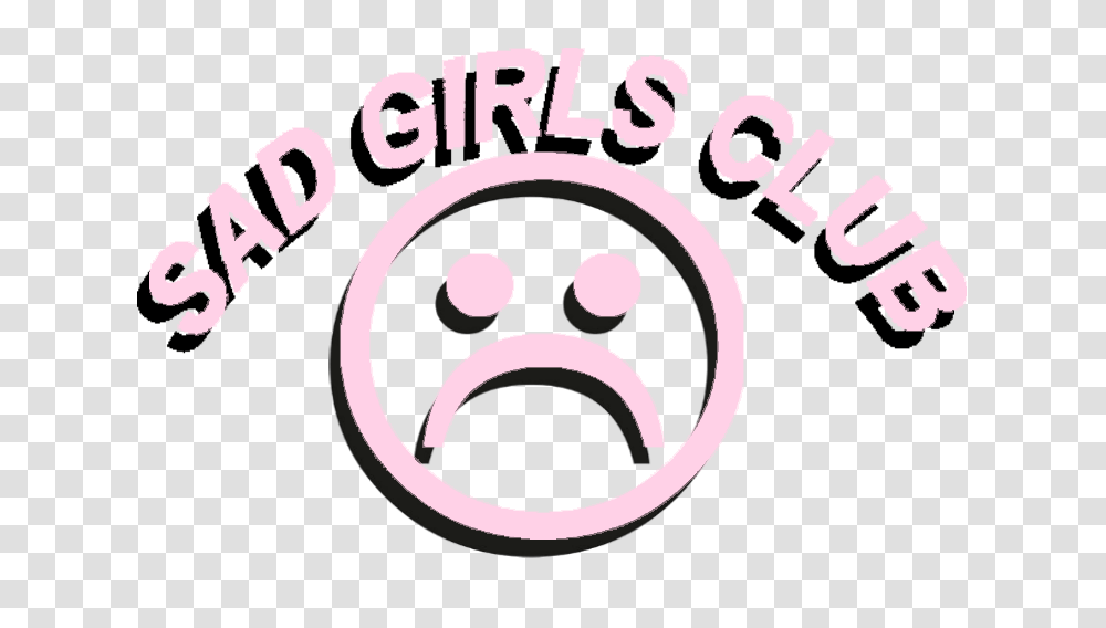 Sad Sadgirlsclub Sadness Sadface Tumblr, Logo, Trademark Transparent Png