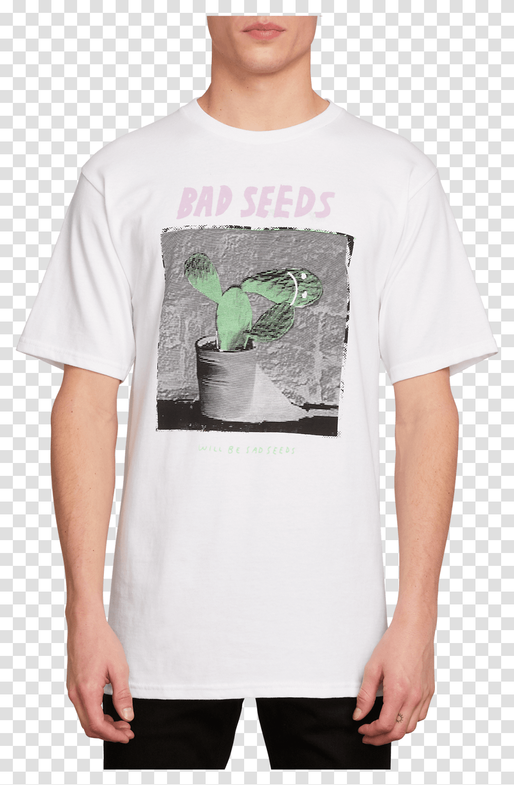 Sad Seeds Ss Tee Volcom Black Seeds, Apparel, T-Shirt, Person Transparent Png