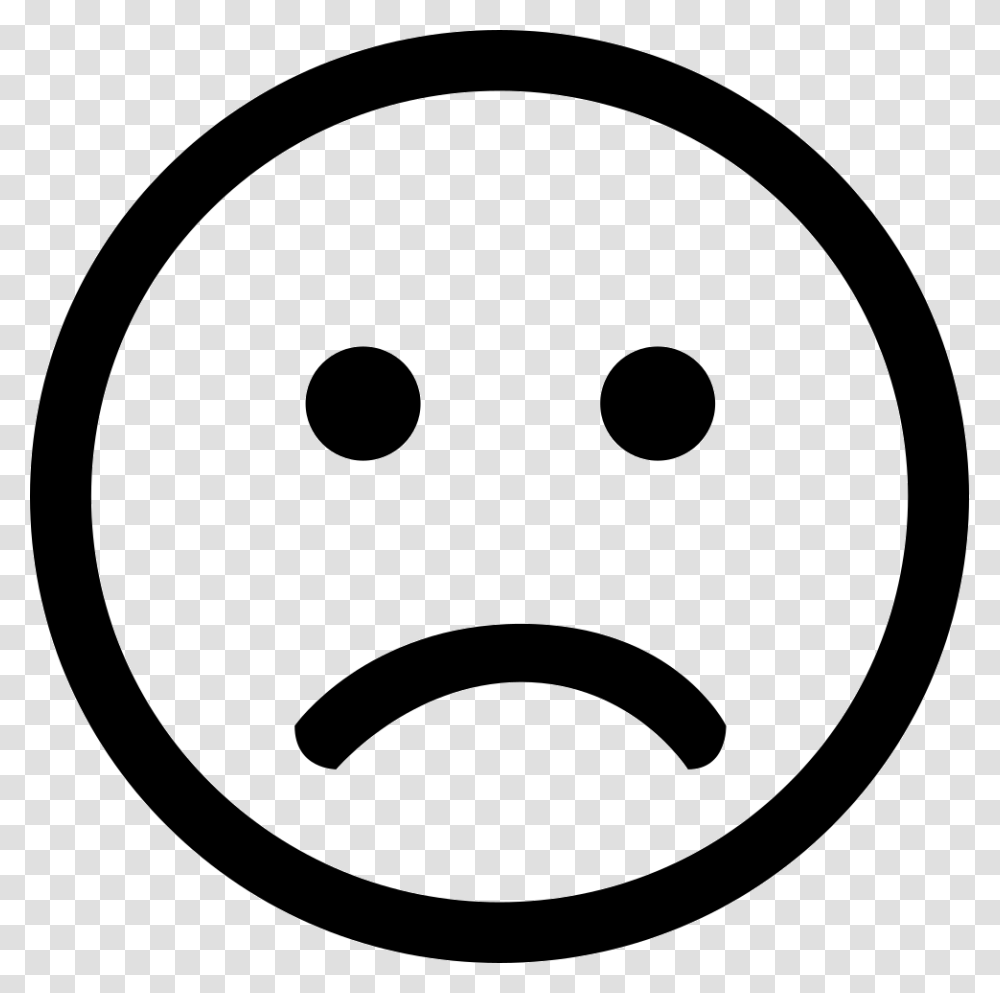 Sad Smiley Icon Clipart Charing Cross Tube Station, Stencil, Disk, Label Transparent Png