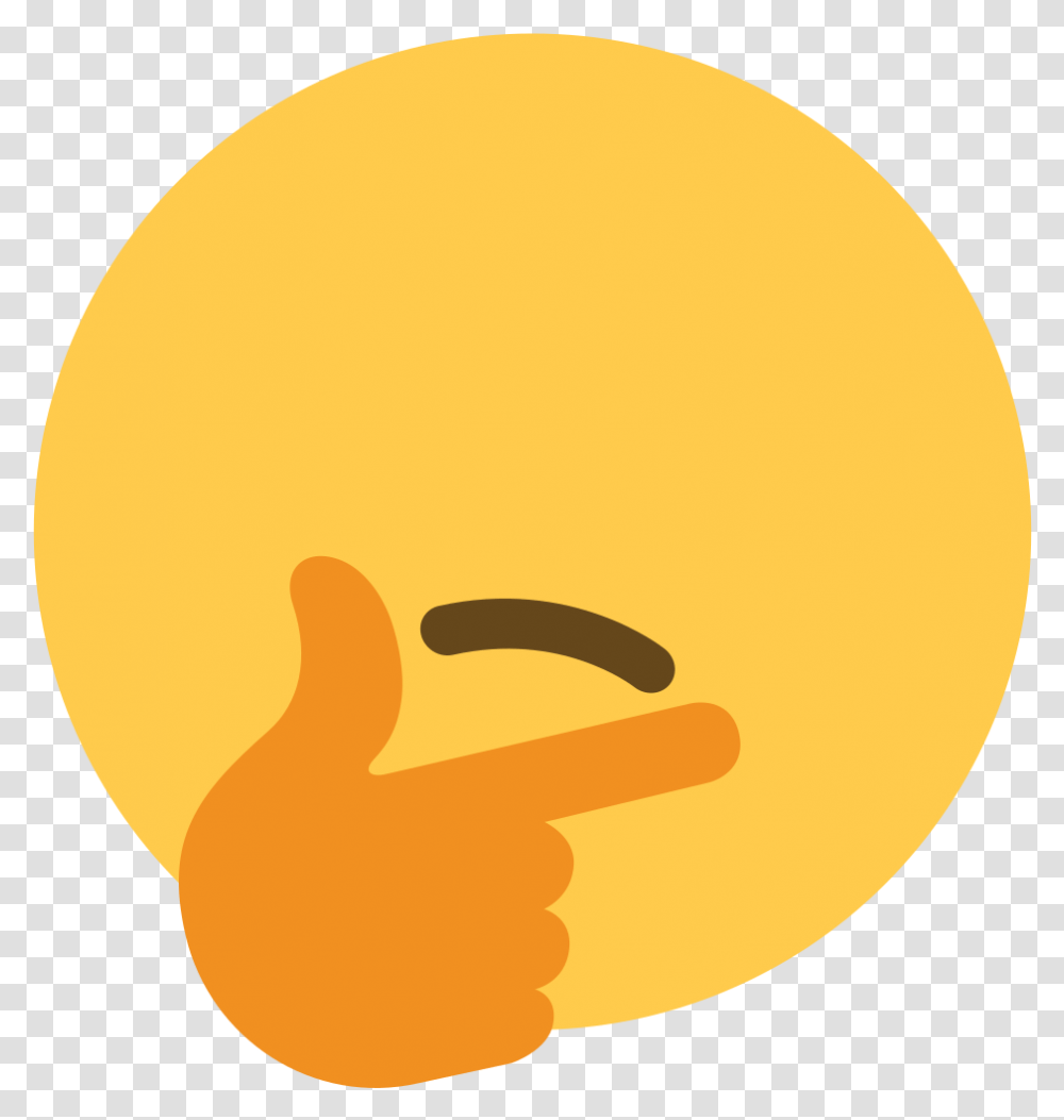 Sad Thinking Emoji, Tennis Ball, Face, Hand, Juggling Transparent Png