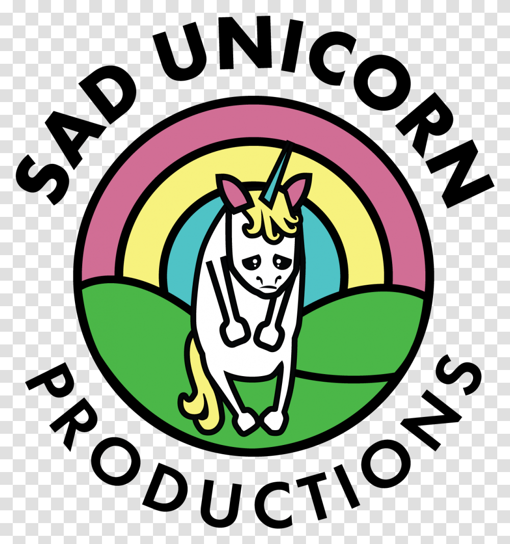 Sad Unicorn Productions Logo Language, Label, Text, Symbol, Outdoors Transparent Png