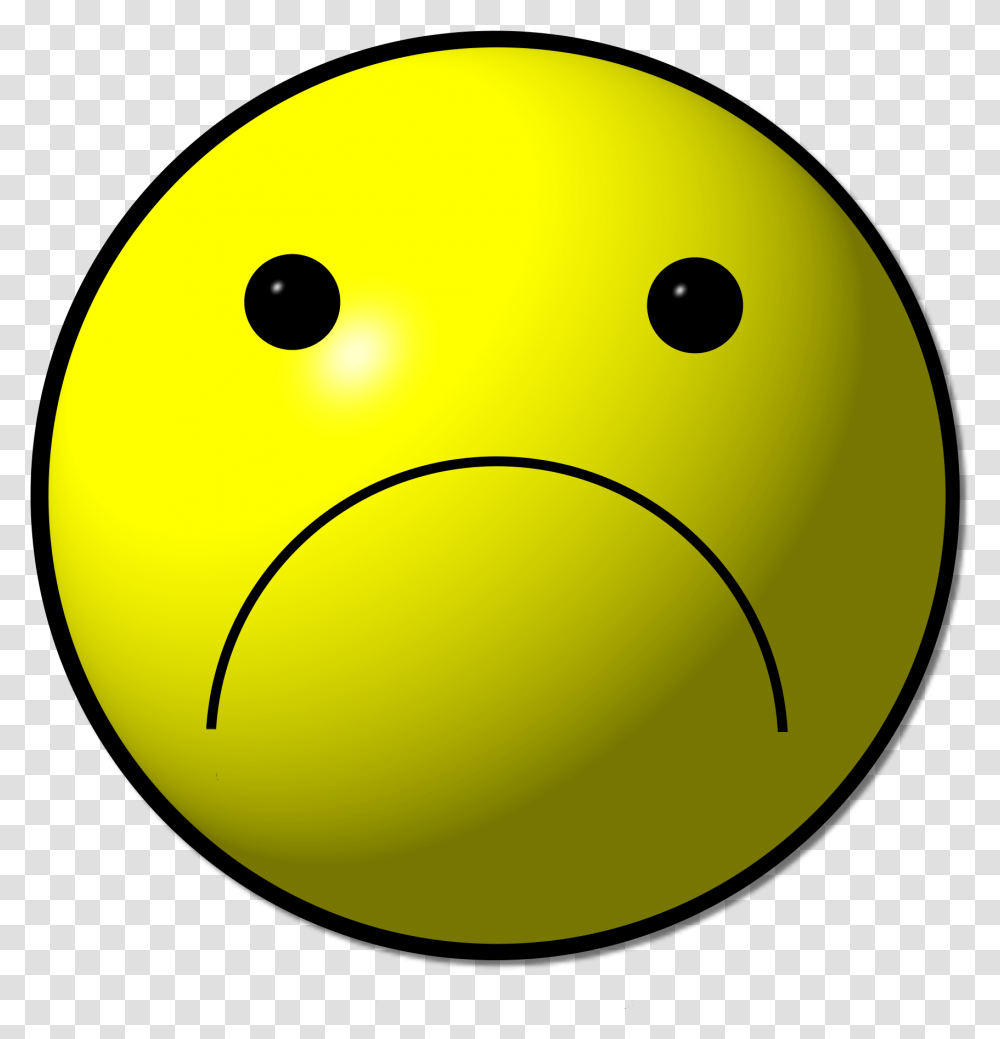 Sad Yellow Smiley Happy Face, Tennis Ball, Sport, Sports, Sphere Transparent Png