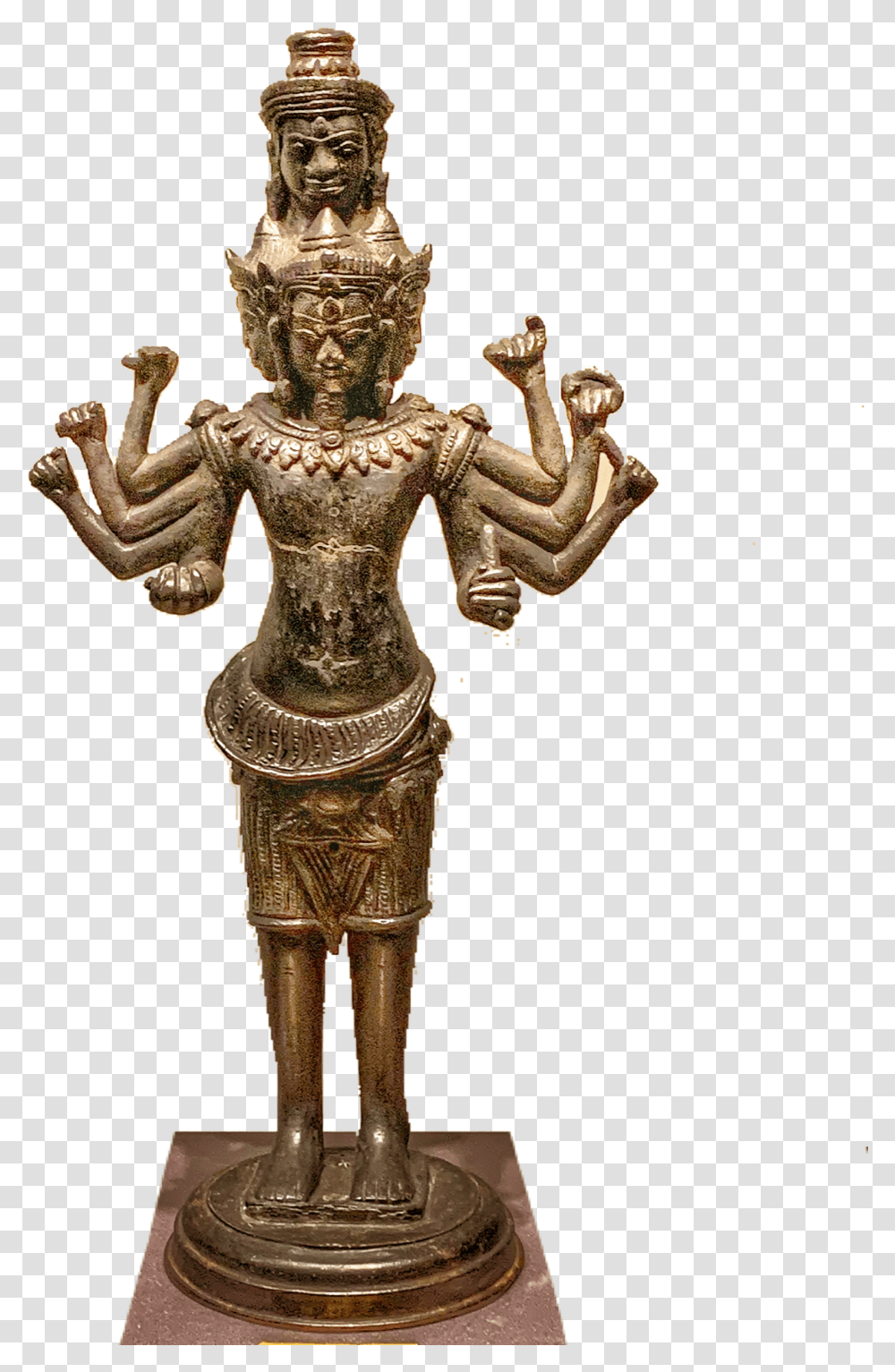 Sadashiva Sadasiva Lopburi, Bronze, Figurine, Cross Transparent Png