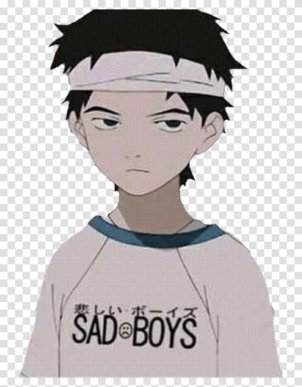 Sadboys Mood Anime Aesthetic, Apparel, Person, Human Transparent Png