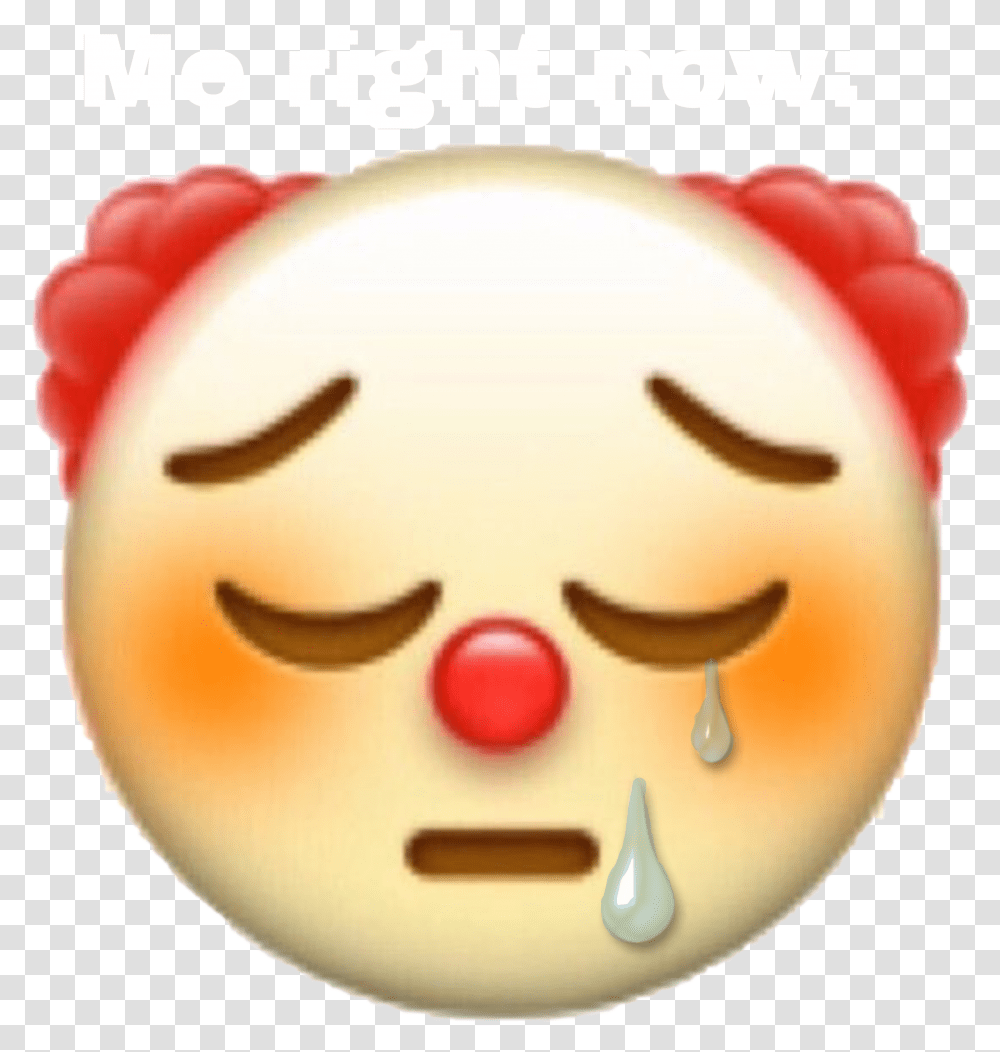 Sadclown Cryingclown Sad Clown Clownemoji Emoji Transparent Png