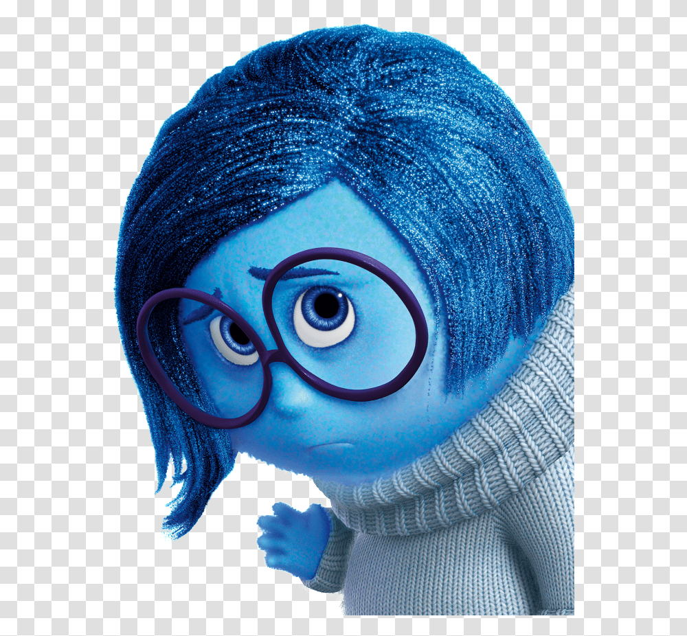 Sadness And Fear Inside Out, Head, Face Transparent Png