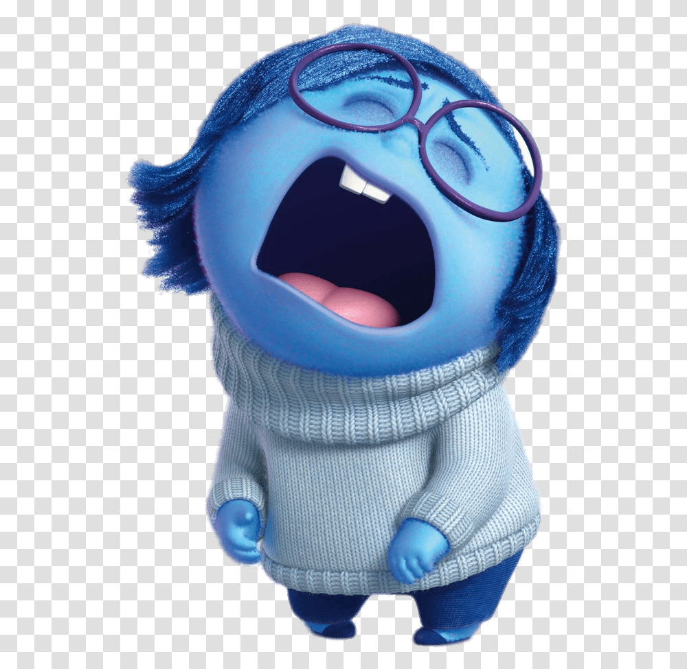 Sadness Crying Sadness Inside Out Characters, Alien, Person, Mascot Transparent Png