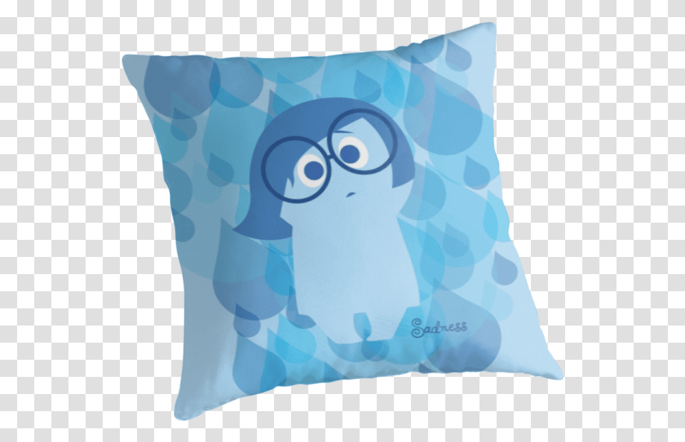Sadness Inside Out Cushion, Pillow Transparent Png
