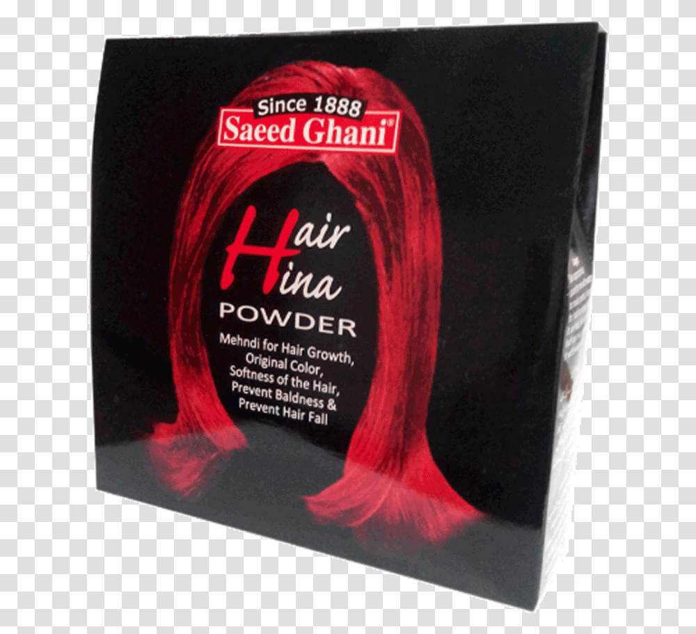 Saeed Ghani Hina Hair Powder 100 Grams Saeed Ghani Mehndi For Hair, Bottle, Cosmetics, Beer, Alcohol Transparent Png
