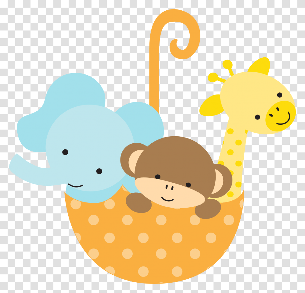 Safari Baby Shower Clipart Baby Shower Baby Animals Clipart, Mammal, Sweets, Food Transparent Png
