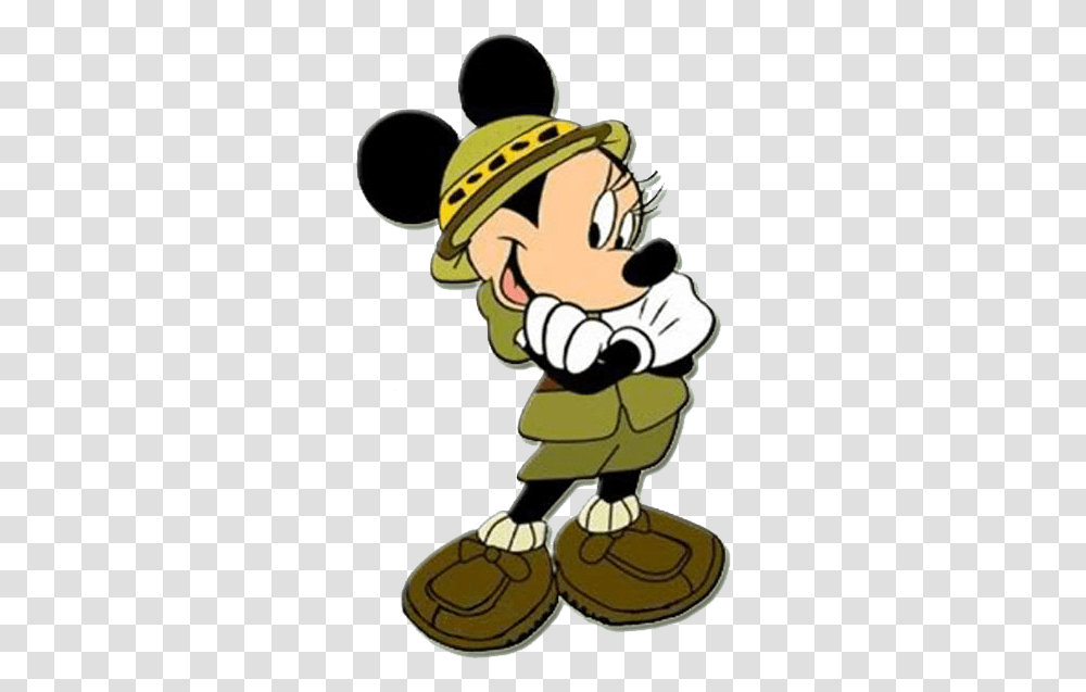 Safari Minnie 2 Mickey Mouse First Birthday Minnie Safari, Helmet, Clothing, Apparel, Mascot Transparent Png