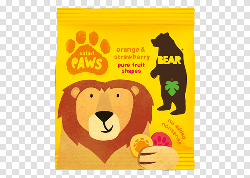 Safari Paws Web Bear Mango And Strawberry, Poster, Advertisement, Flyer, Paper Transparent Png