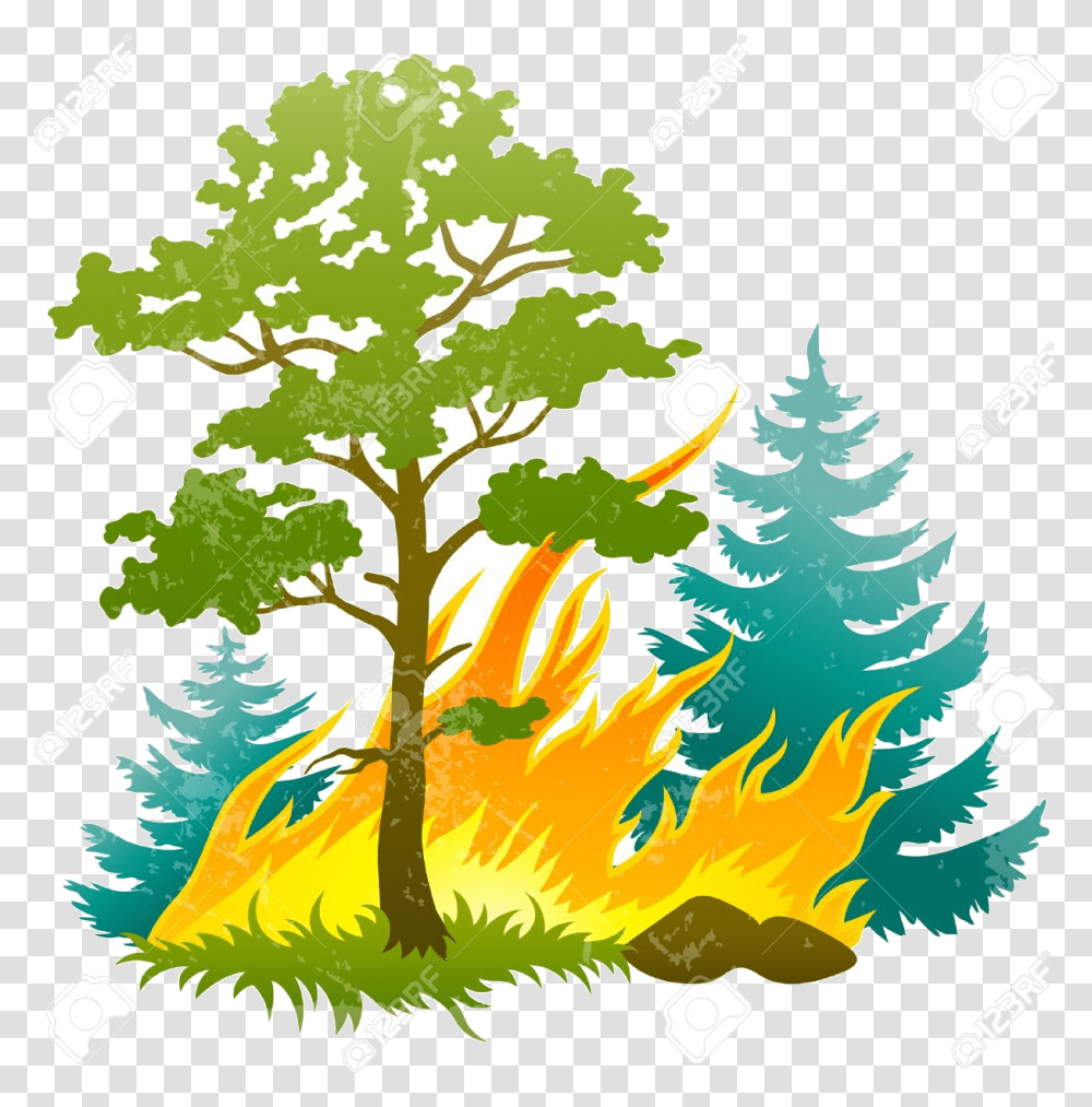 Safari Trees Jungle Encode Clipart To Base Free And Forest Fire Clipart, Plant, Floral Design, Pattern Transparent Png