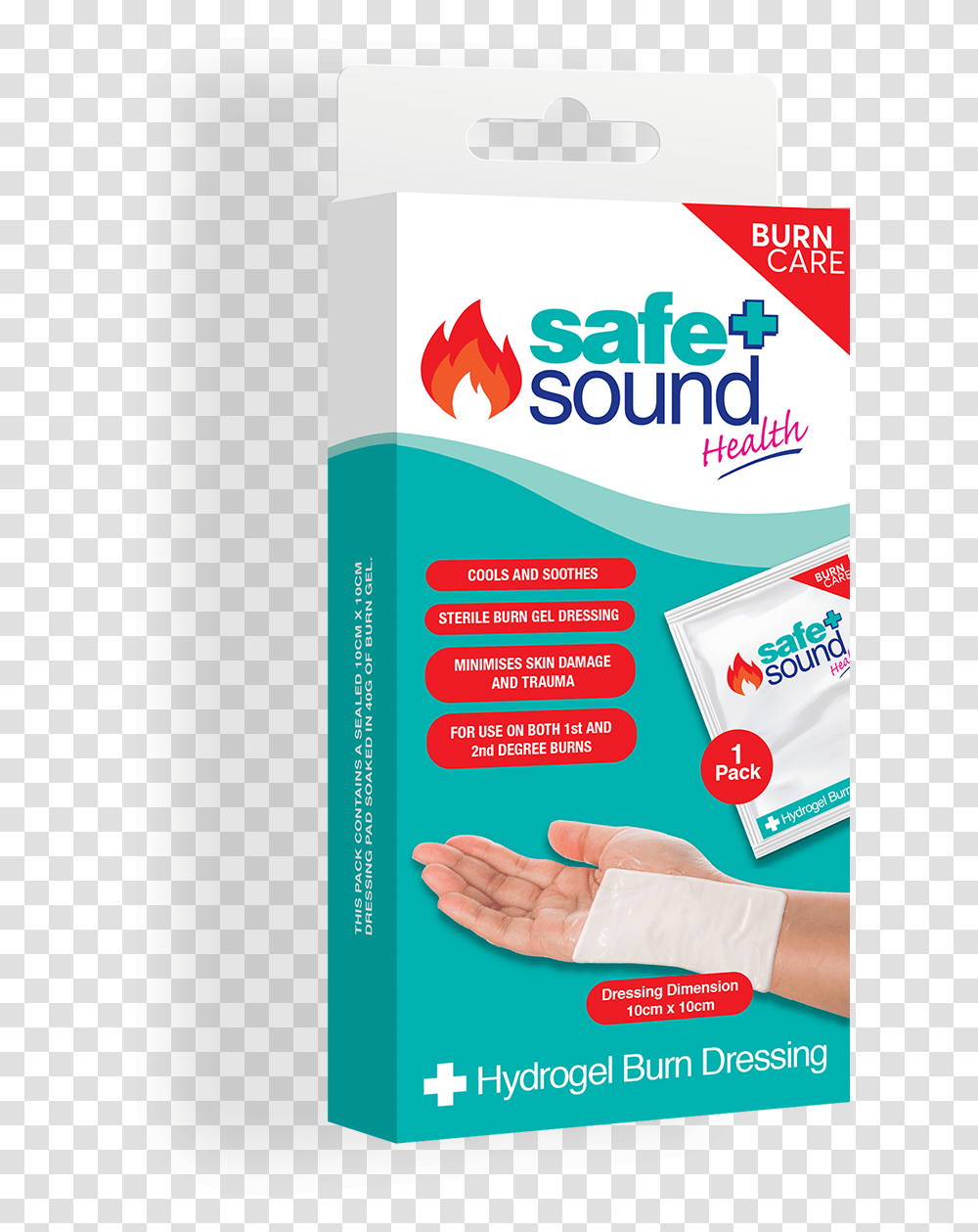 Safe And Sound Health Hydrogel Burn Dressing Szemvegtrl, Poster, Advertisement, Flyer, Paper Transparent Png