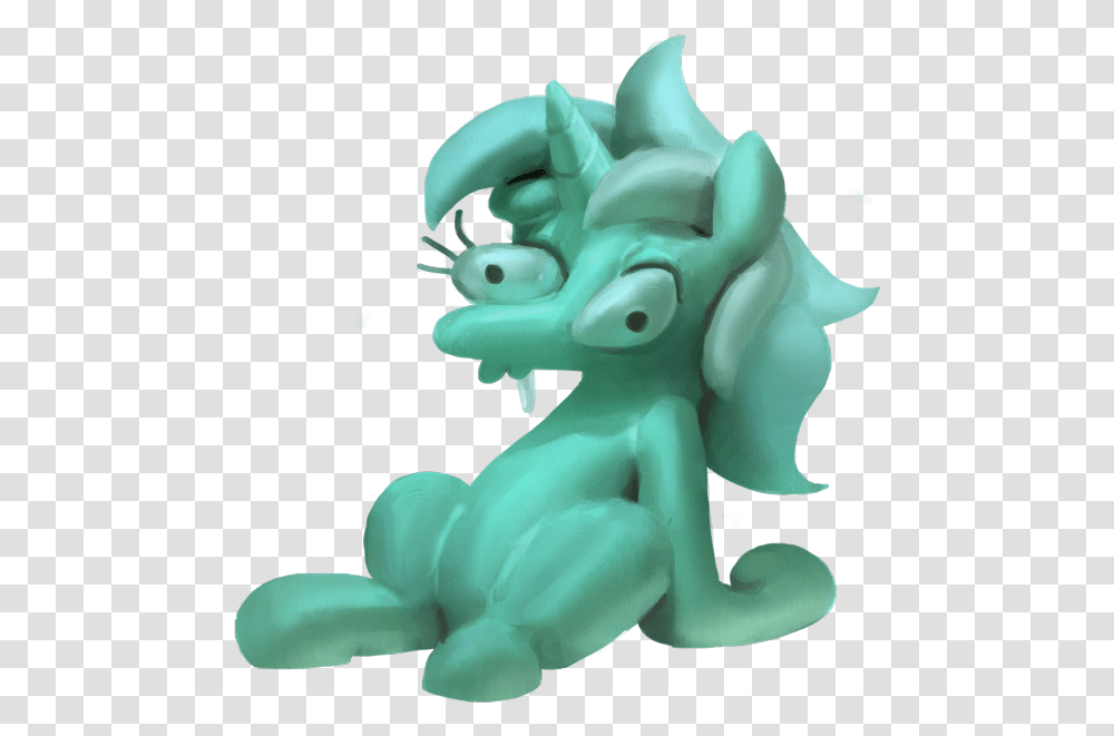 Safe Artistrhorse Drool Female Lyra Pony Solo Dragon, Toy, Figurine, Inflatable, Green Transparent Png