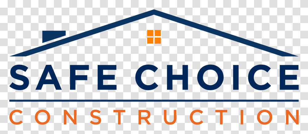 Safe Choice Construction Logo Graphic Design, Word, Building, Housing Transparent Png
