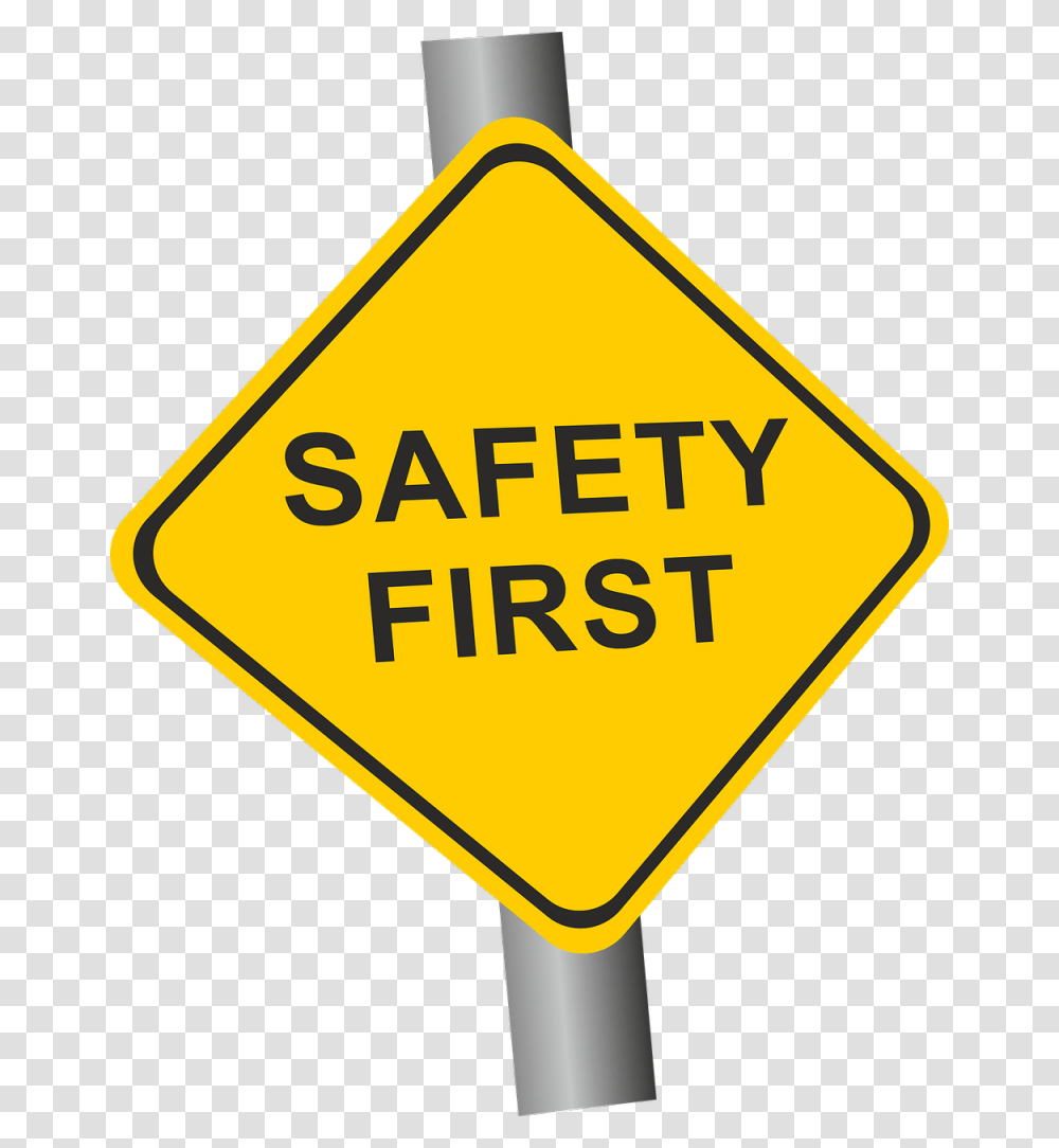 Safe Clipart Parking Lot Safety, Road Sign, Stopsign Transparent Png