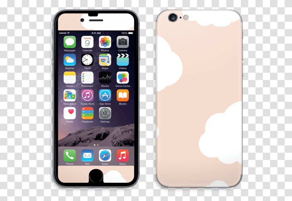 Safe Cloud Peachy Warmth Skin Iphone 66s Gui In Mobile Devices, Mobile Phone, Electronics, Cell Phone Transparent Png