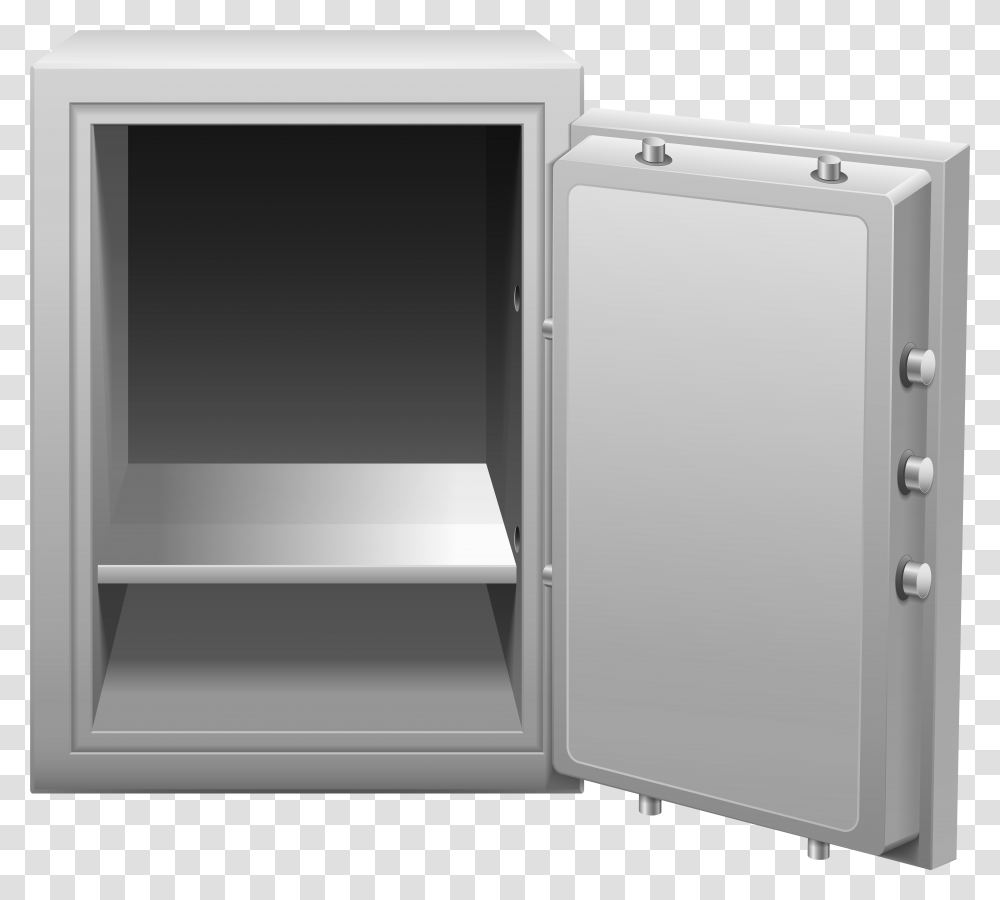 Safe Open Clip Art, Furniture, Cabinet, Gray, Locker Transparent Png