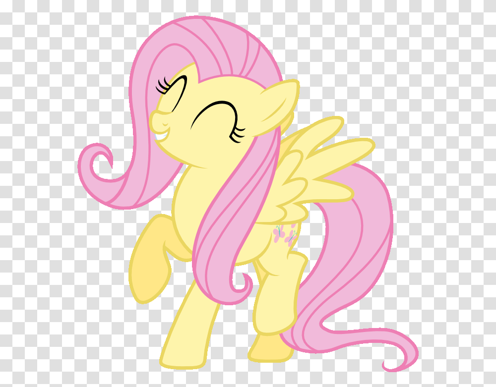 Safe Solo Fluttershy Smiling Cute Animated Simple Fluttershy Filli Vanilli Gif, Animal Transparent Png