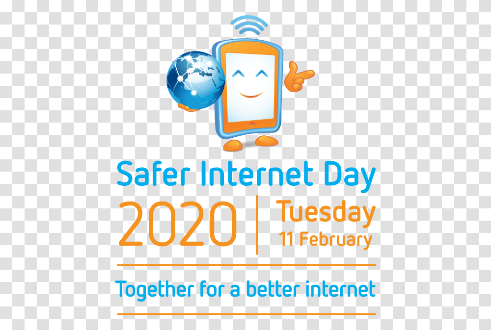 Safer Internet Day 2020 Logo, Outer Space, Astronomy, Electronics Transparent Png
