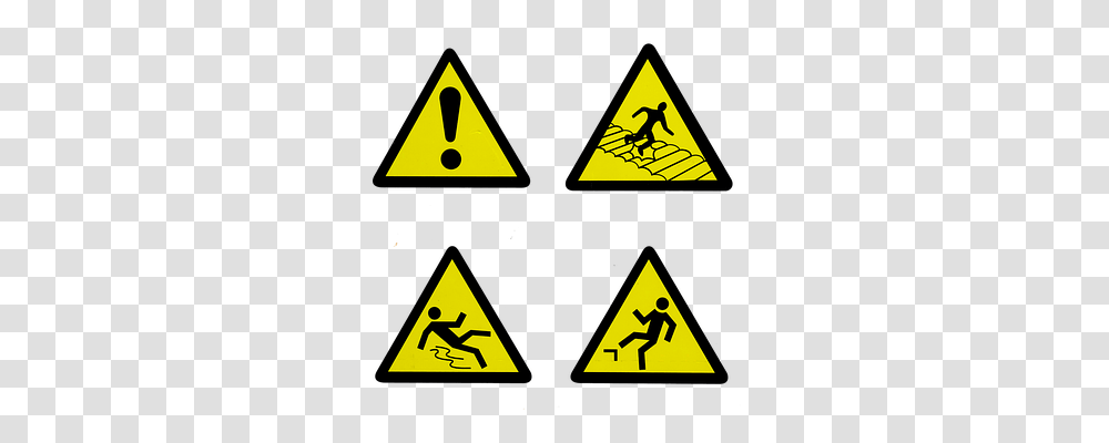 Safety Triangle, Sign, Person Transparent Png