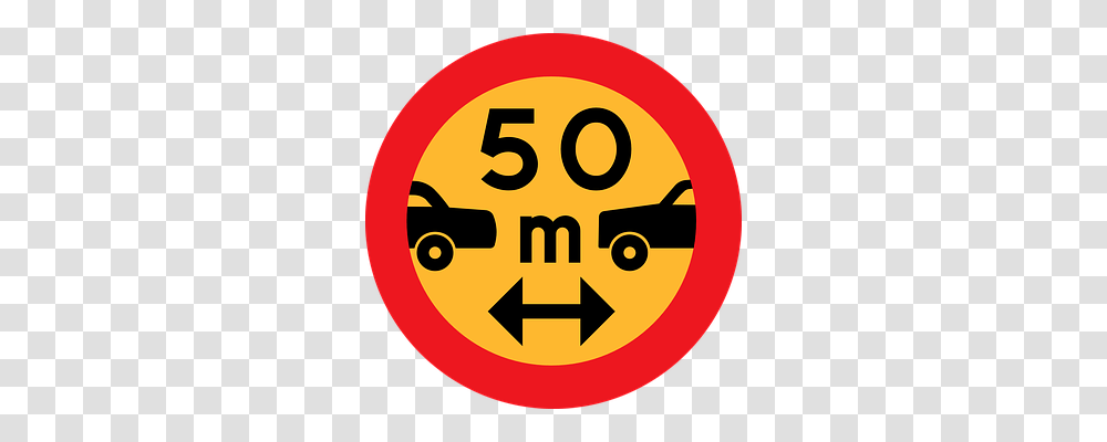 Safety Distance Transport, Sign, Road Sign Transparent Png