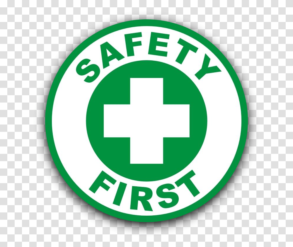 Safety First Green Cross Safety Logo, First Aid, Bandage, Label Transparent Png