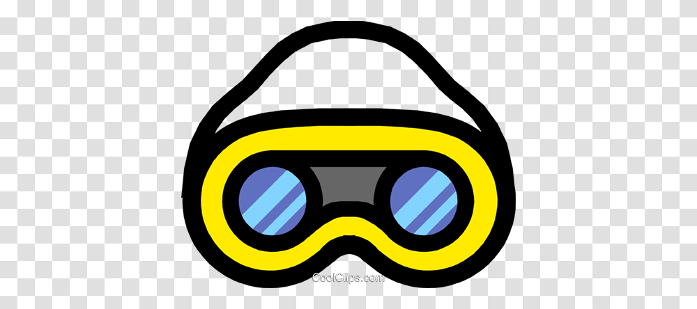 Safety Goggles Royalty Free Vector Clip Art Illustration, Accessories, Accessory, Binoculars Transparent Png